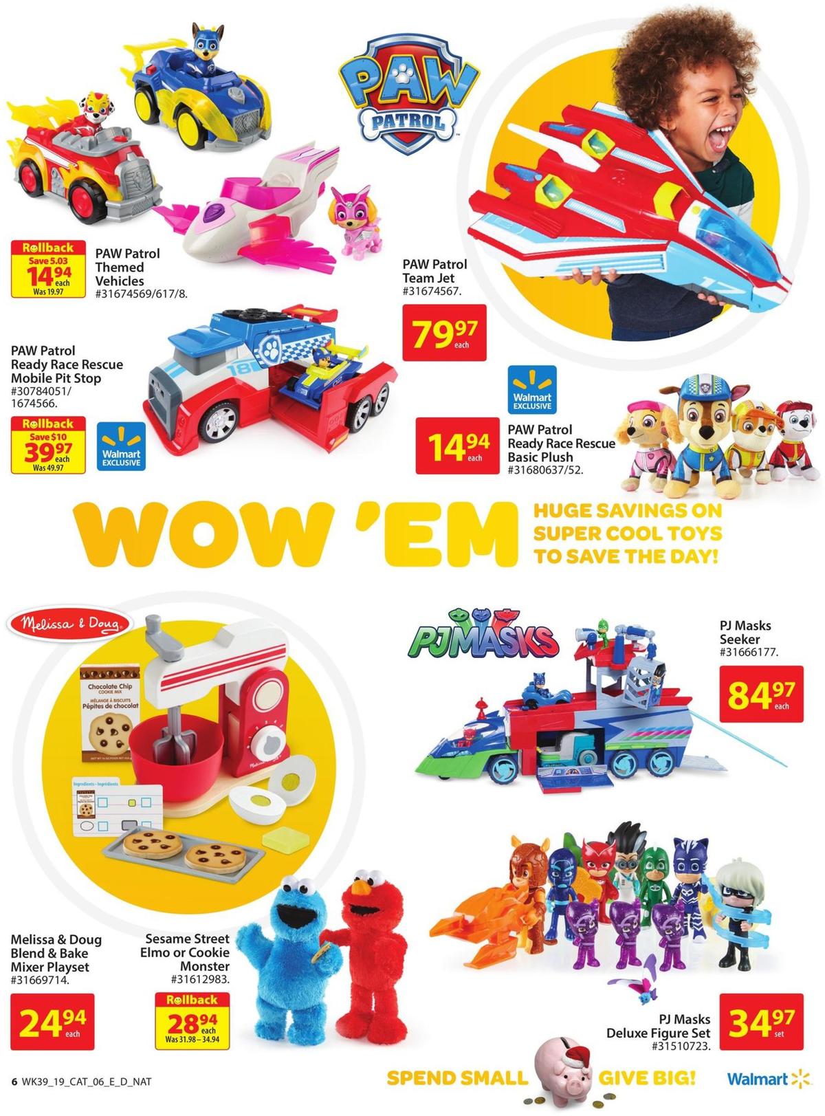 Walmart Toy Shop Flyer from October 17