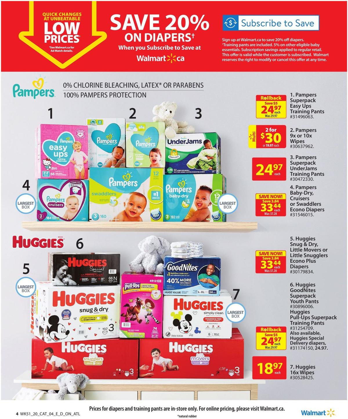 Walmart Walmart Baby Flyer from January 9