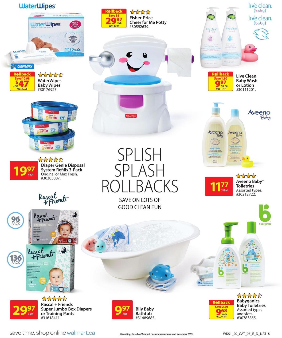 Walmart Walmart Baby Flyer from January 9