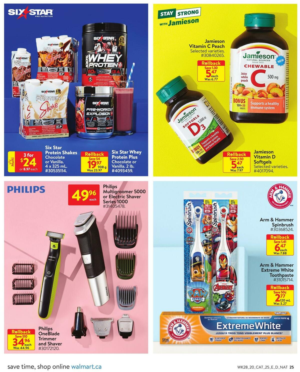 Walmart School Flyer from August 6