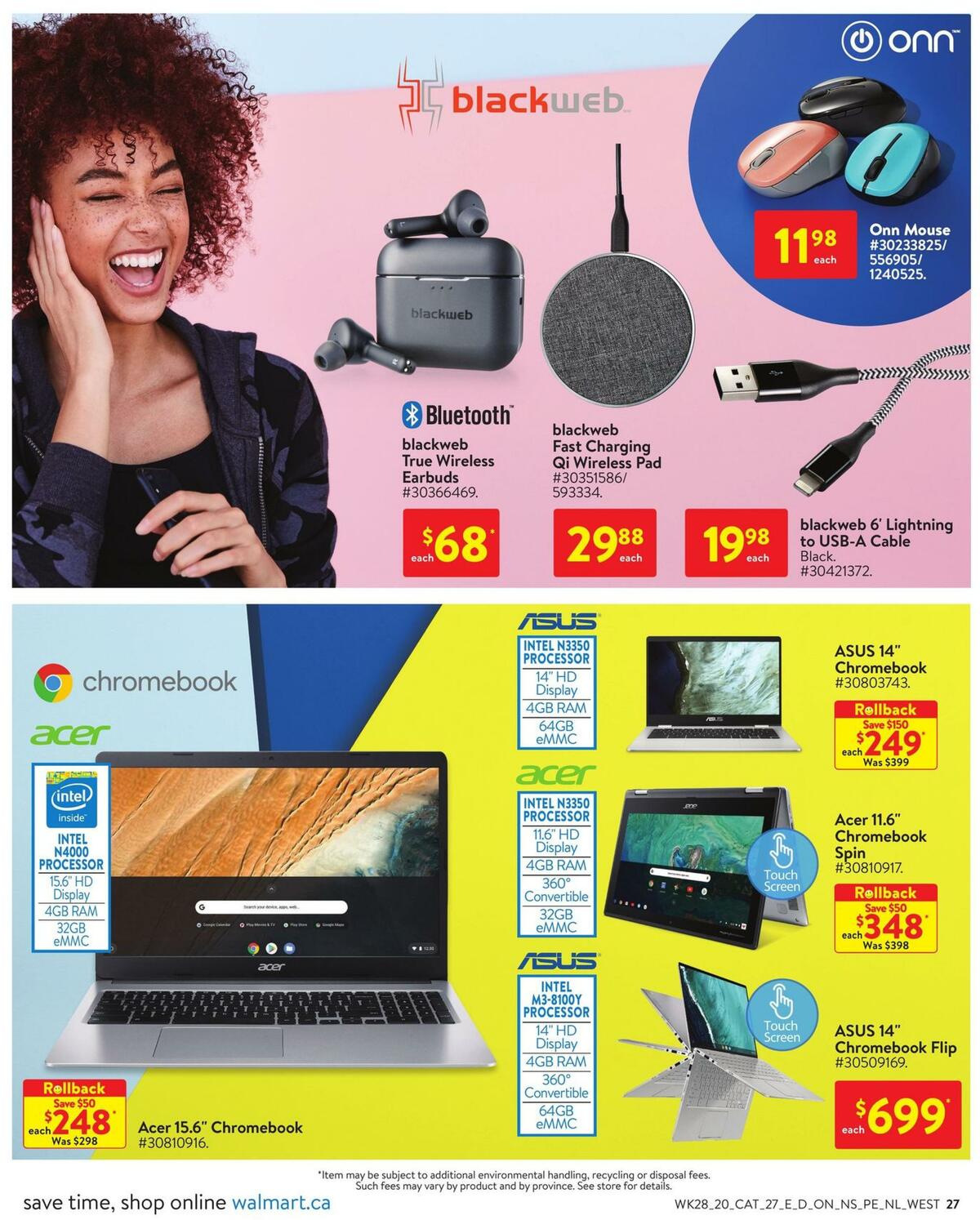 Walmart School Flyer from August 6