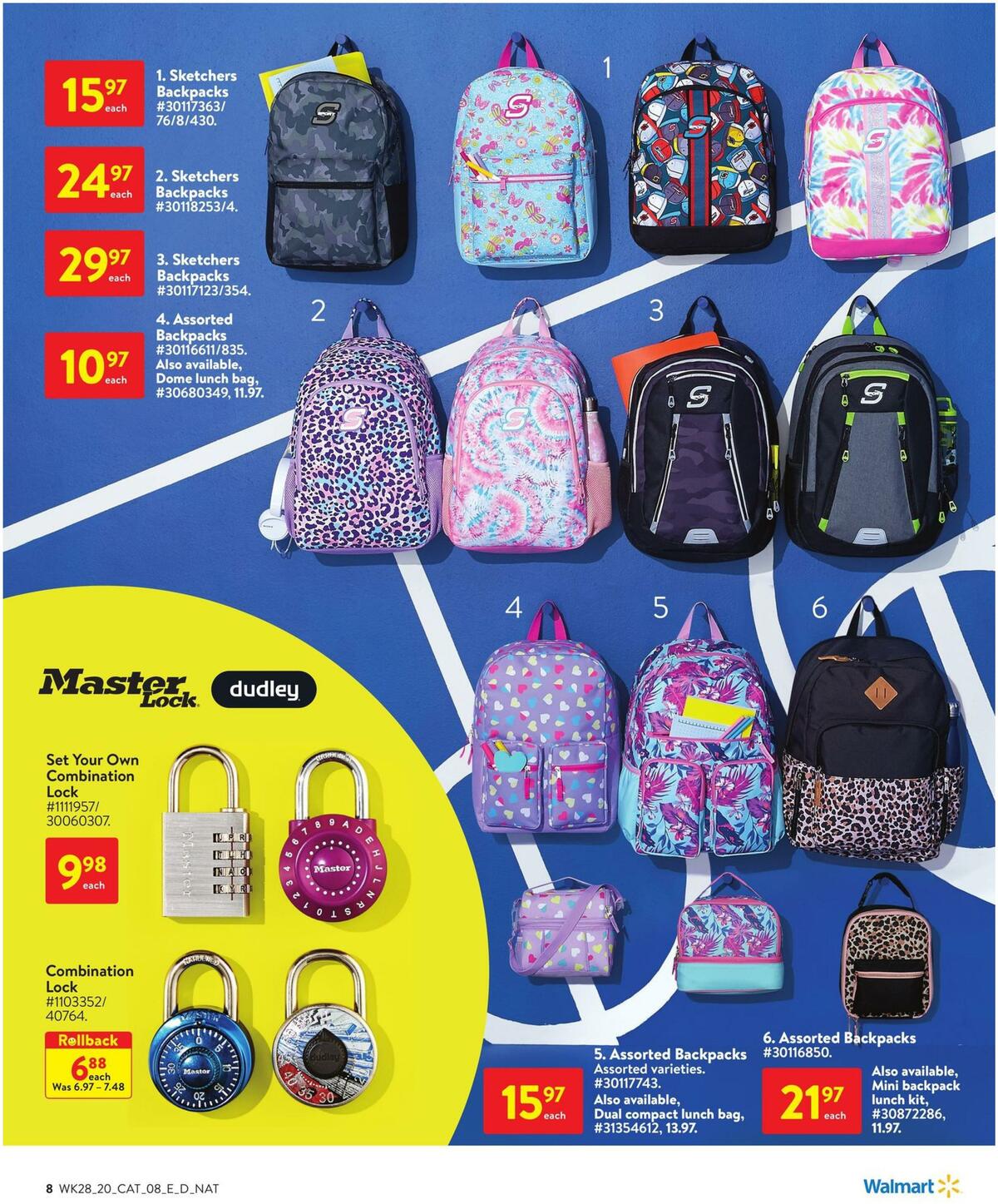 Walmart School Flyer from August 6