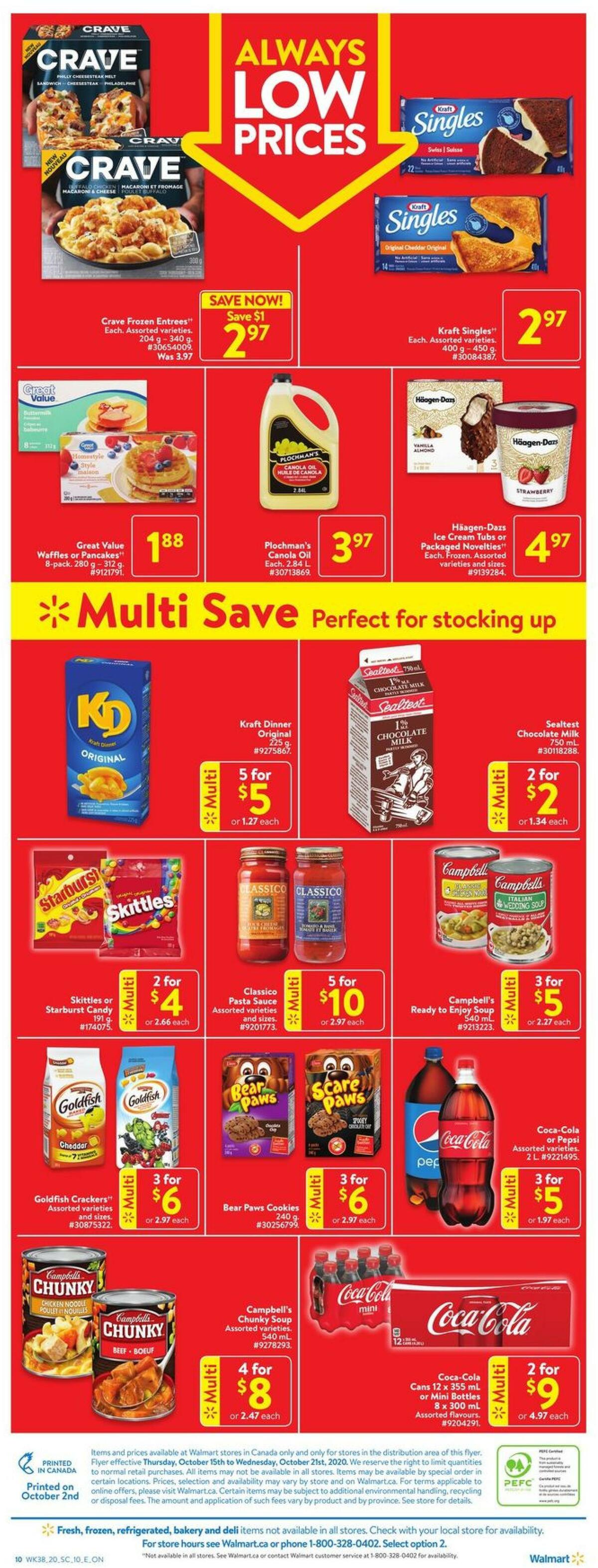 Walmart Flyer from October 15