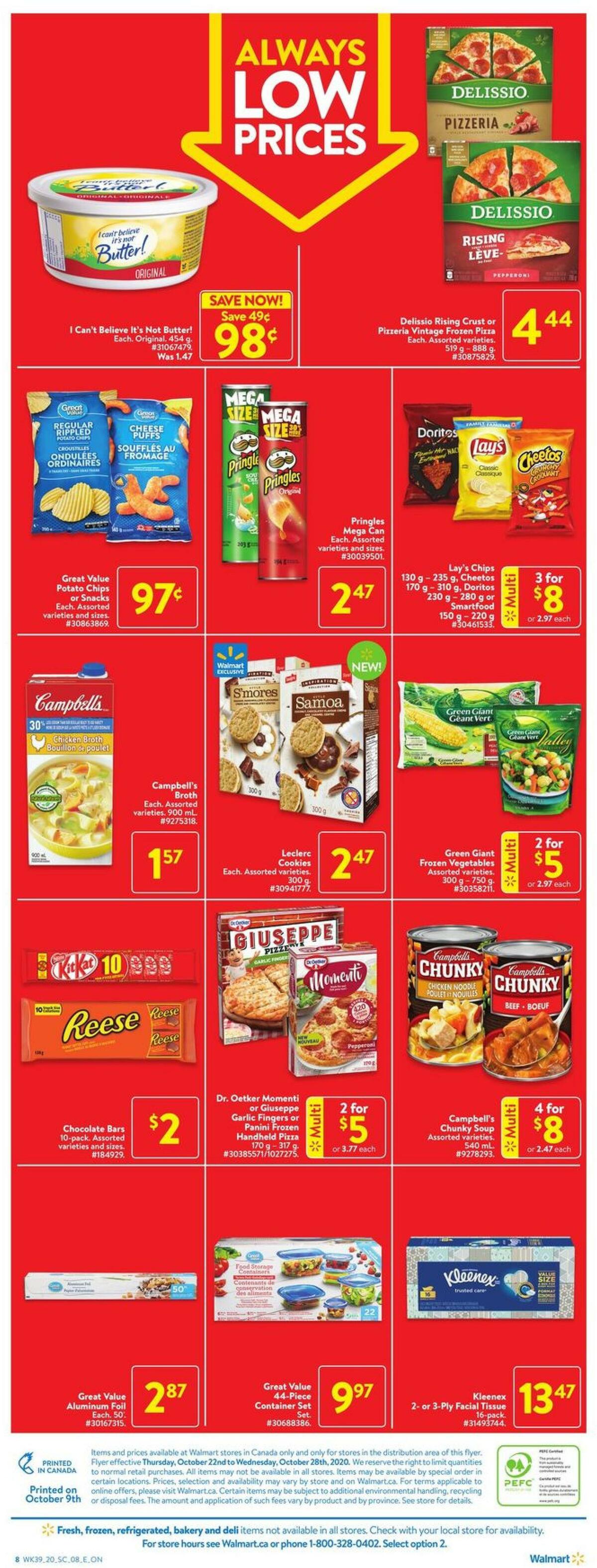 Walmart Flyer from October 22