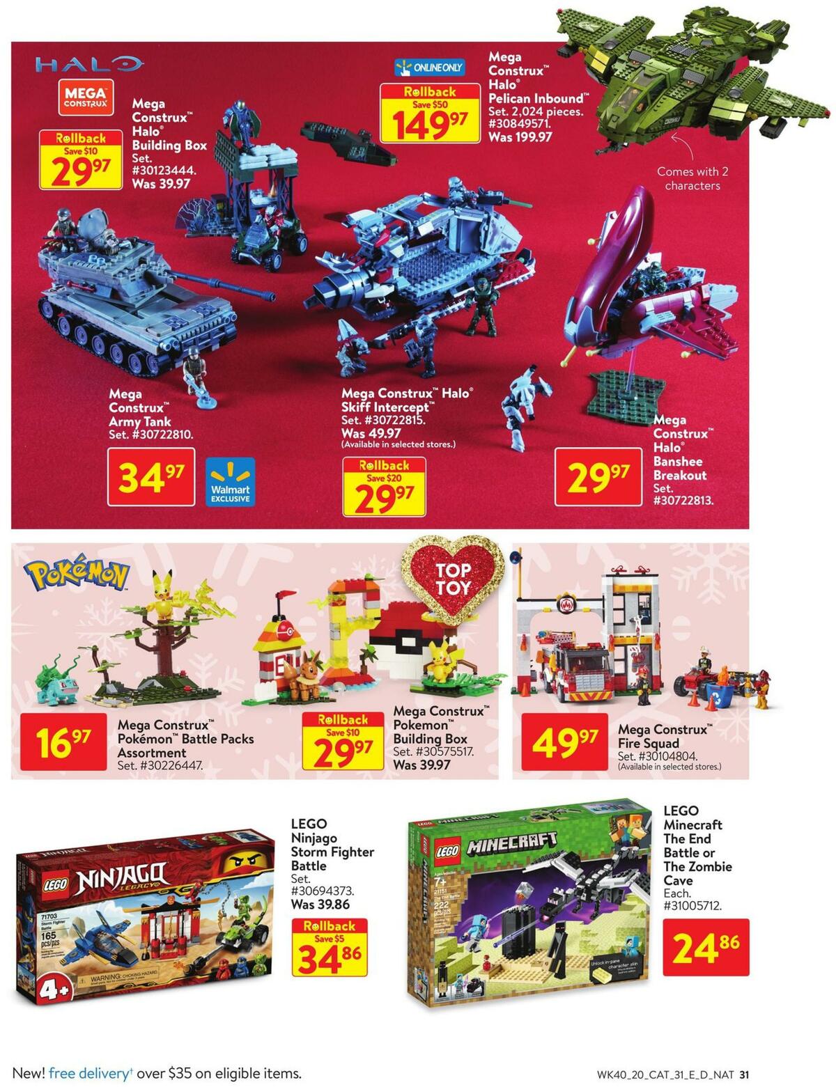 Walmart Toy Shop Flyer from October 29