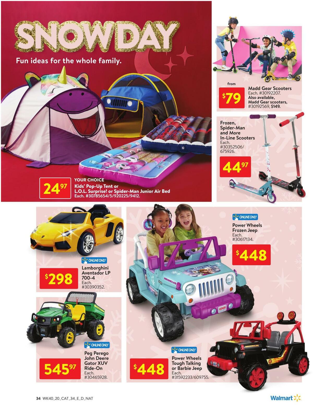 Walmart Toy Shop Flyer from October 29