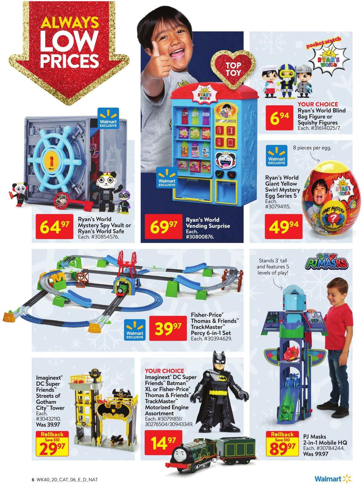 Walmart Toy Shop Flyer from October 29