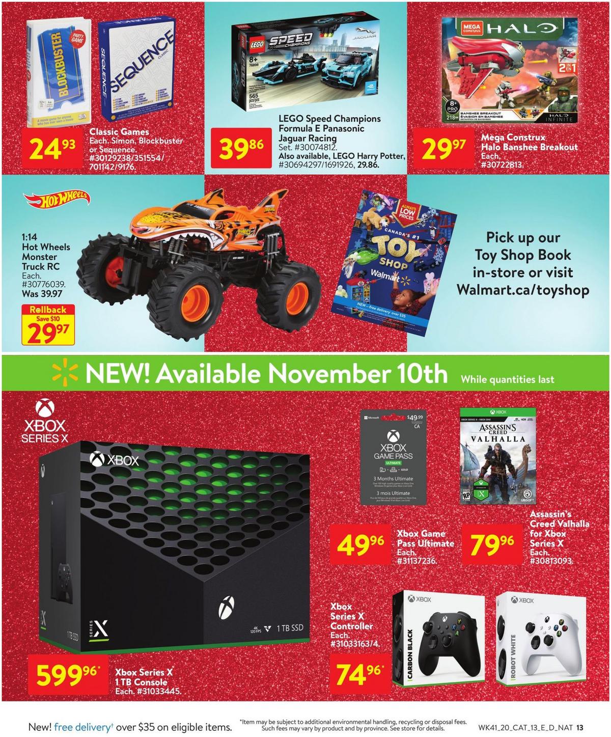 Walmart Holiday Flyer from November 5