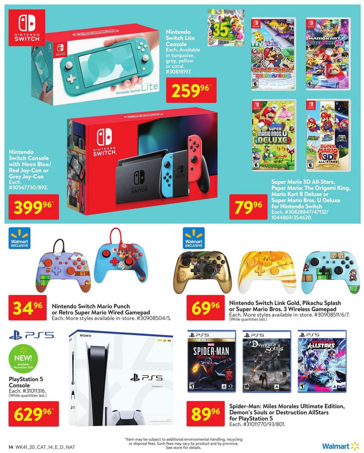 Walmart Holiday Flyer from November 5