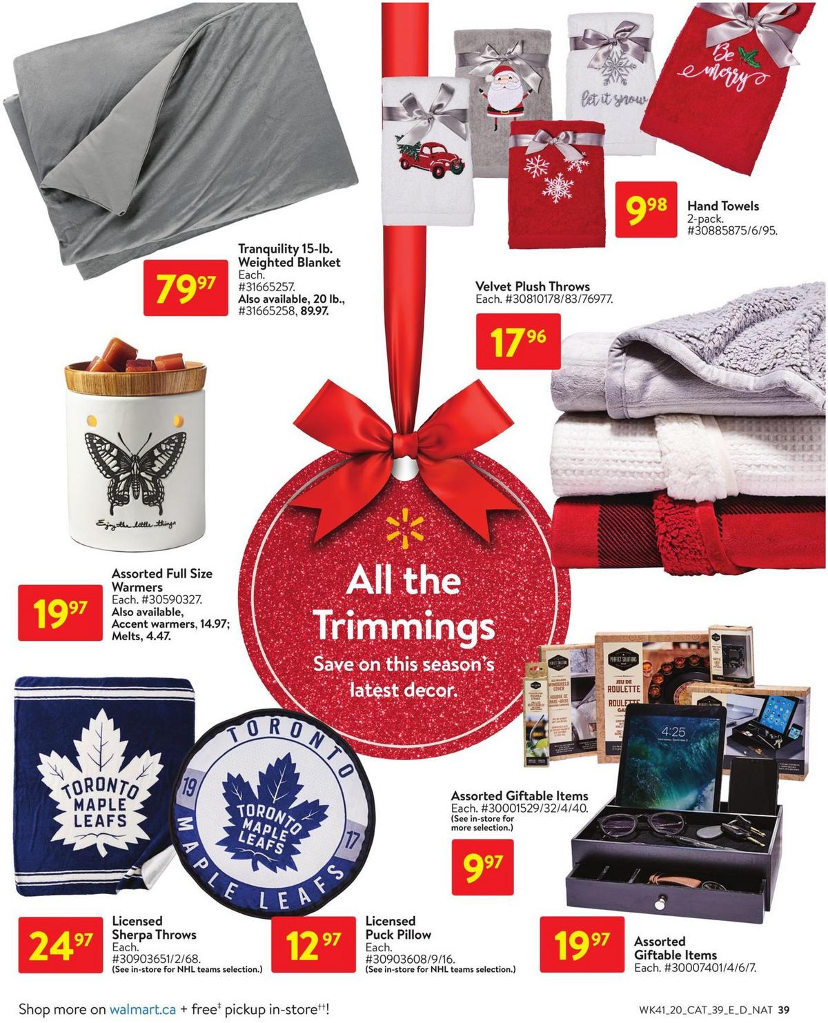 Walmart Holiday Flyer from November 5