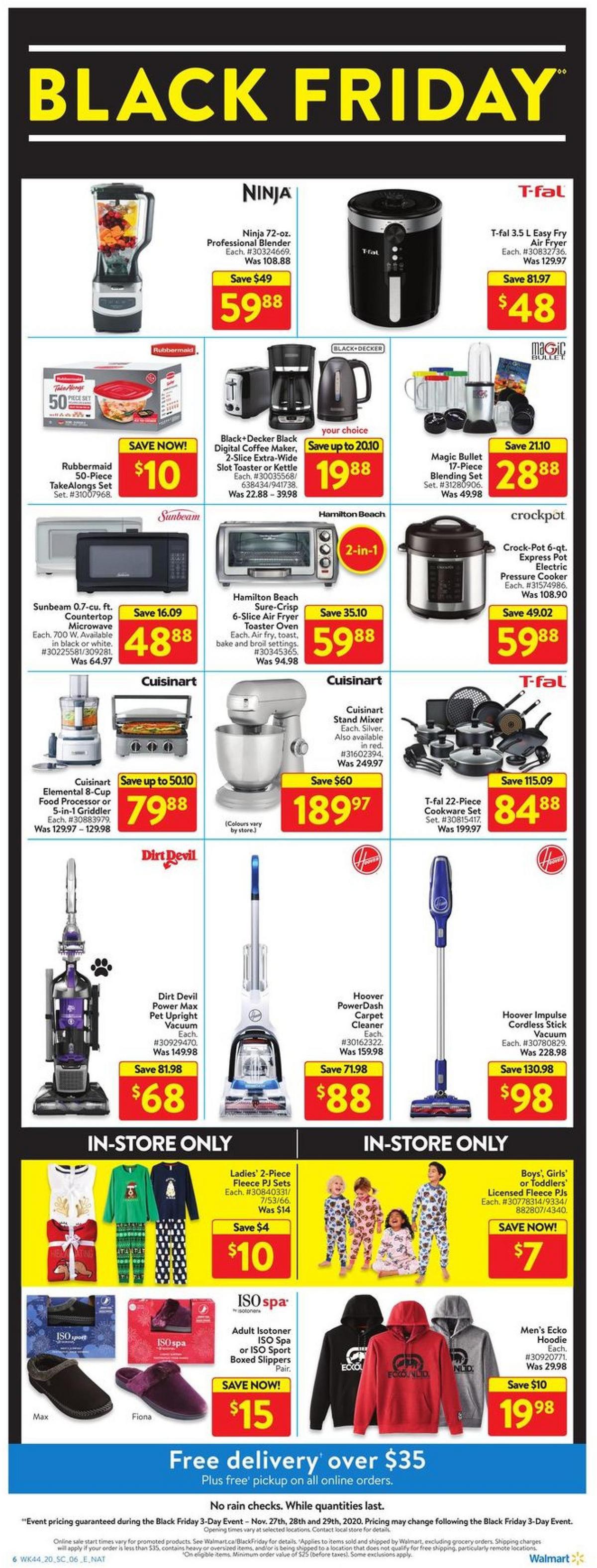 Walmart Black Friday Flyer from November 27