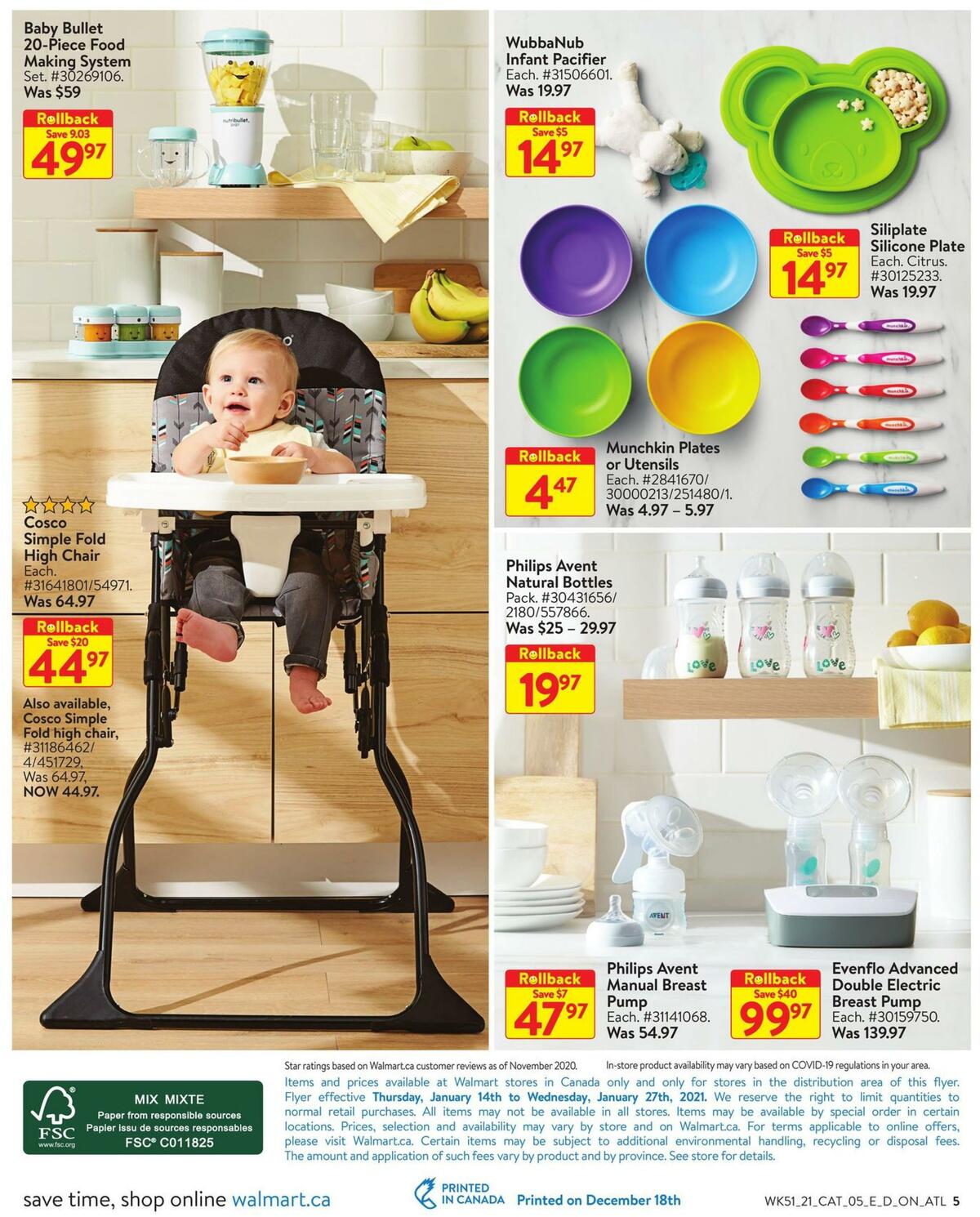 Walmart Baby Flyer from January 14