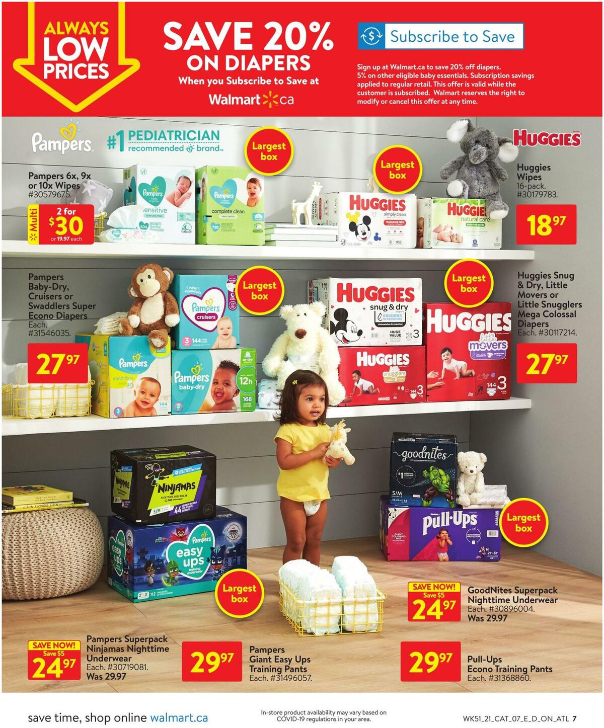 Walmart Baby Flyer from January 14