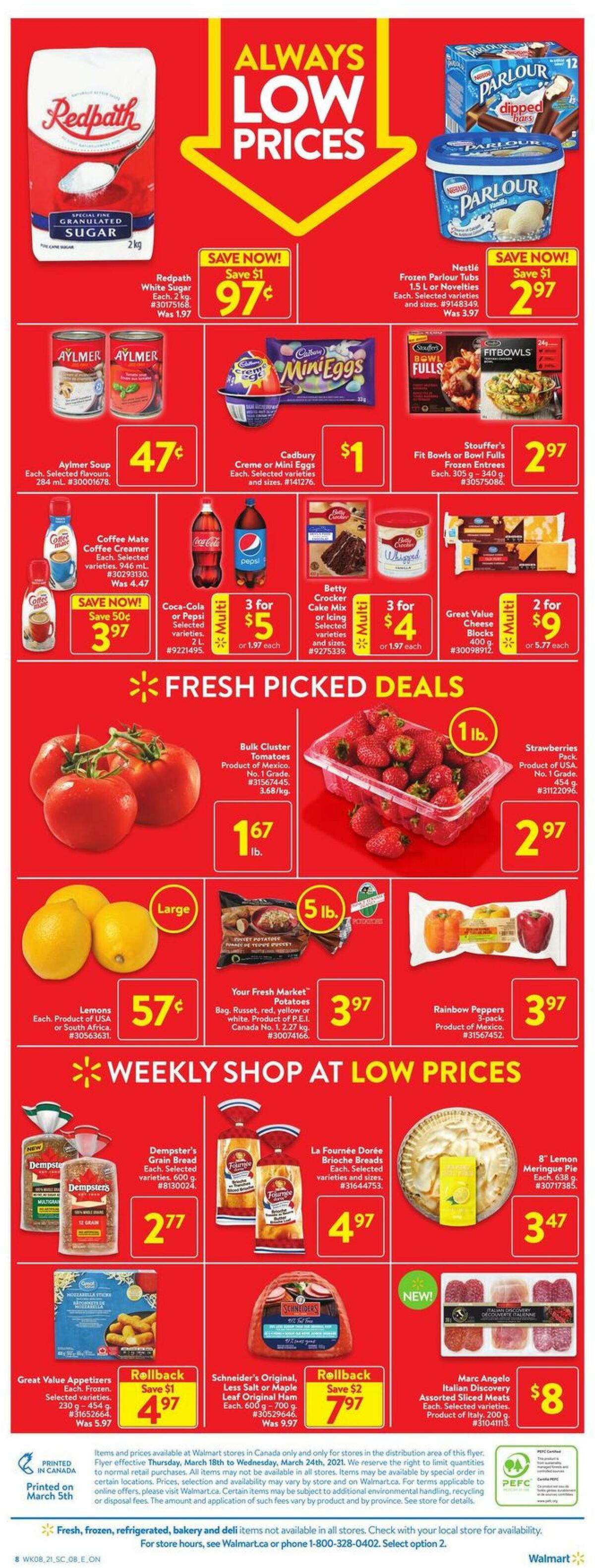 Walmart Flyer from March 18