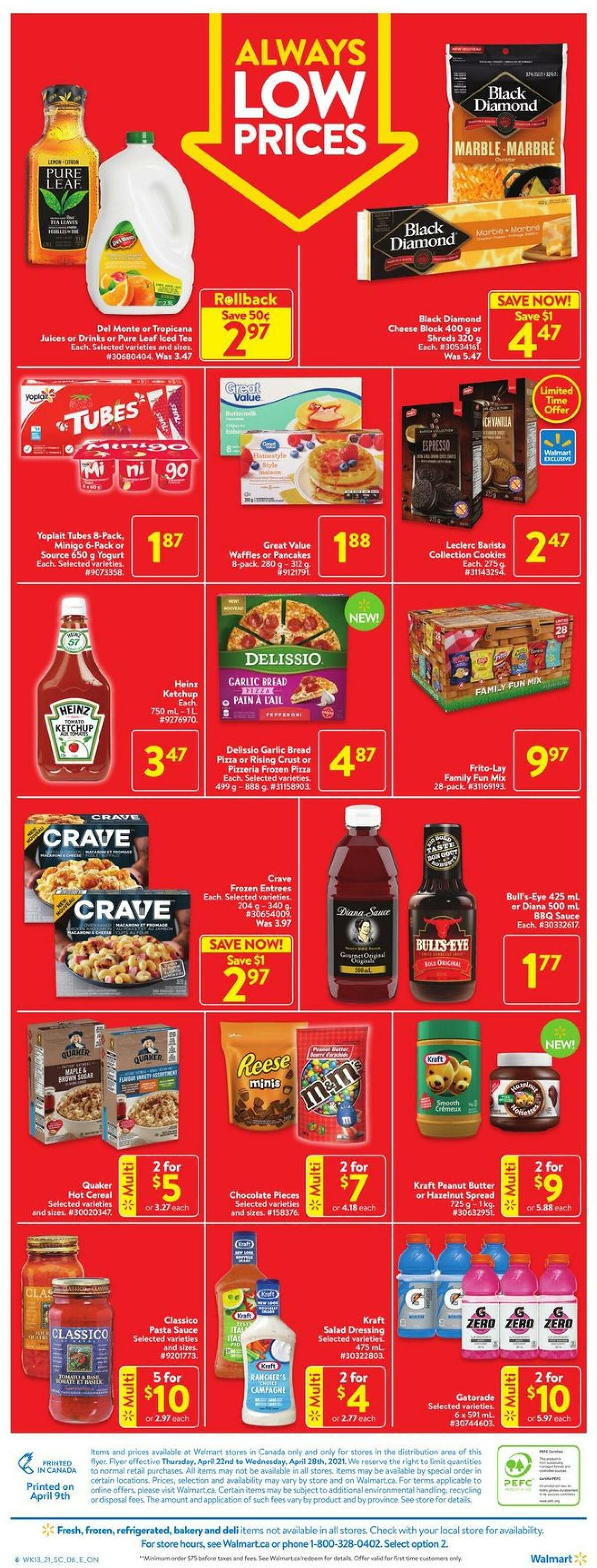 Walmart Flyer from April 22