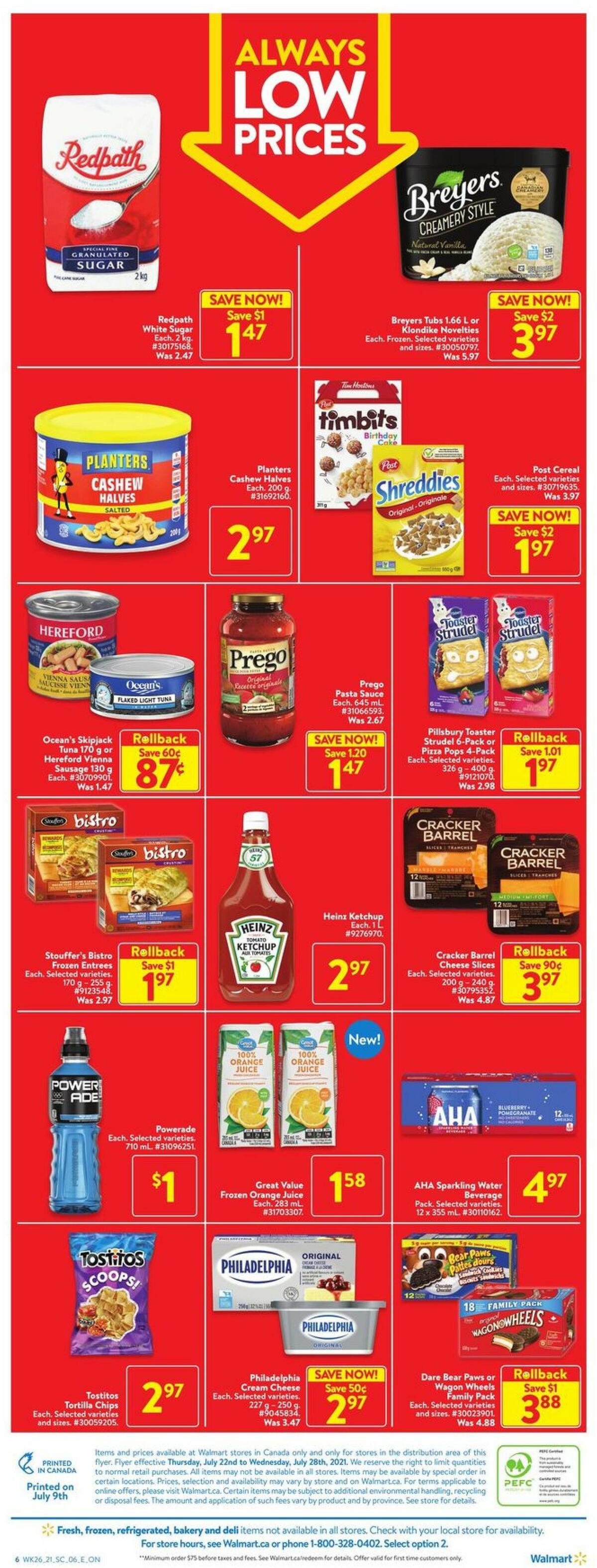 Walmart Flyer from July 22