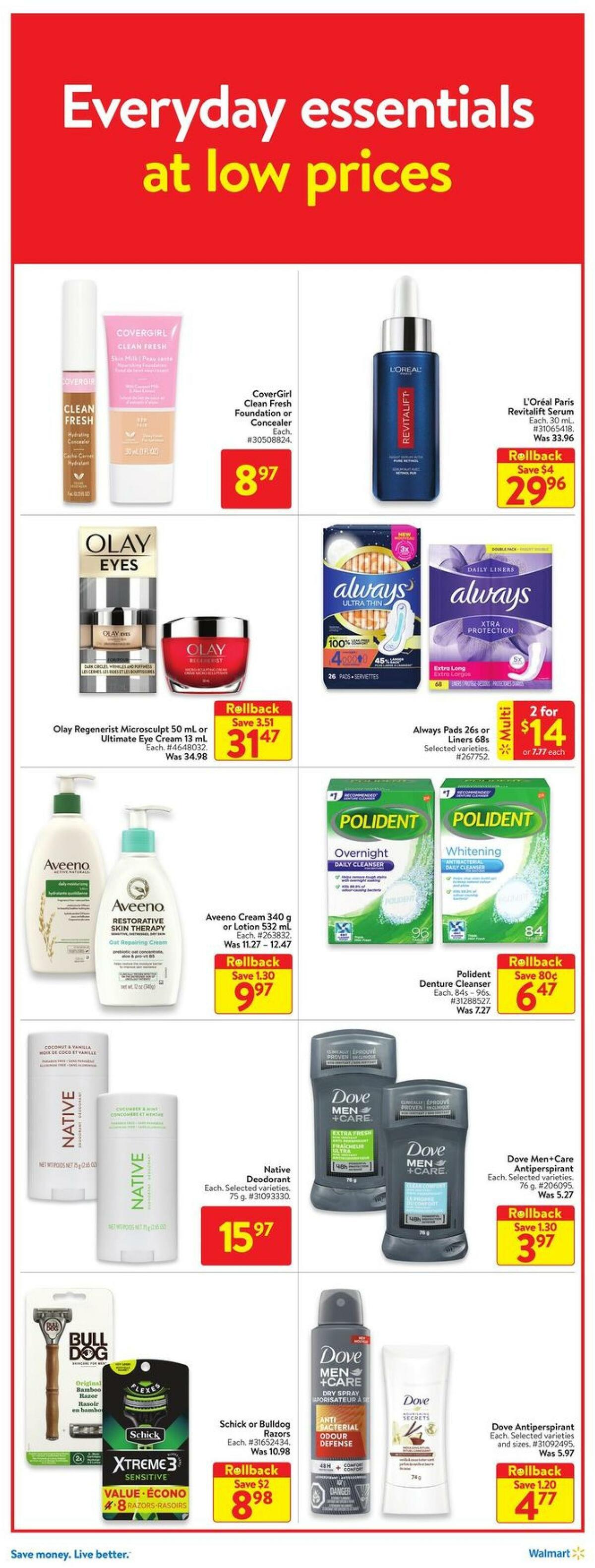 Walmart Flyer from September 9