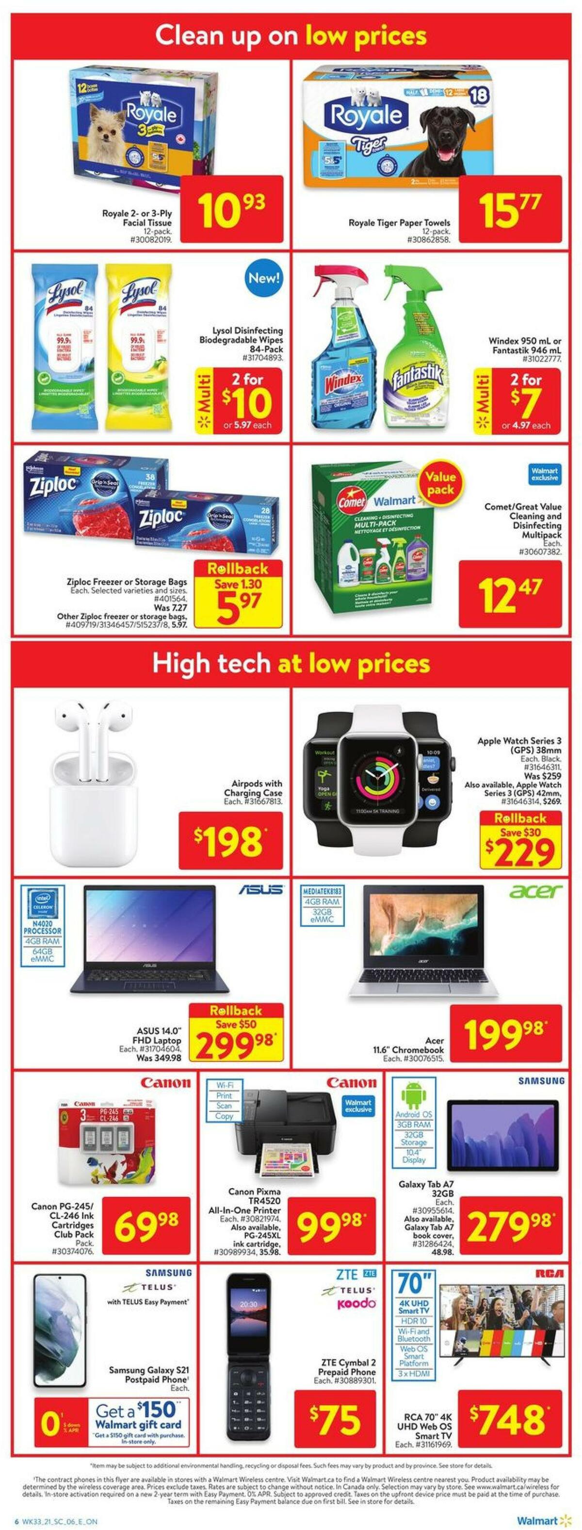 Walmart Flyer from September 9