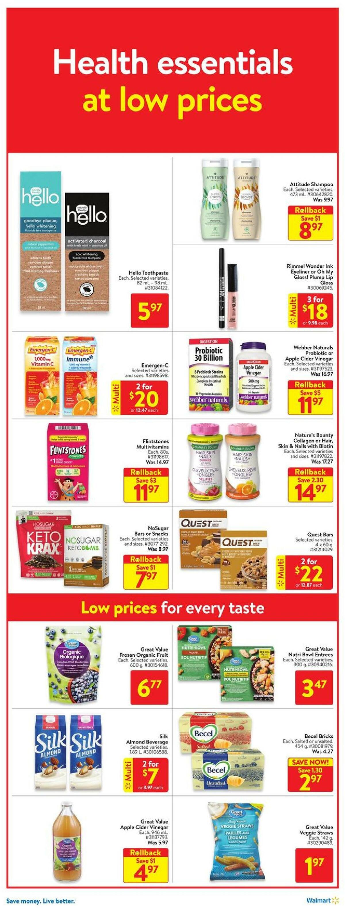 Walmart Flyer from September 9