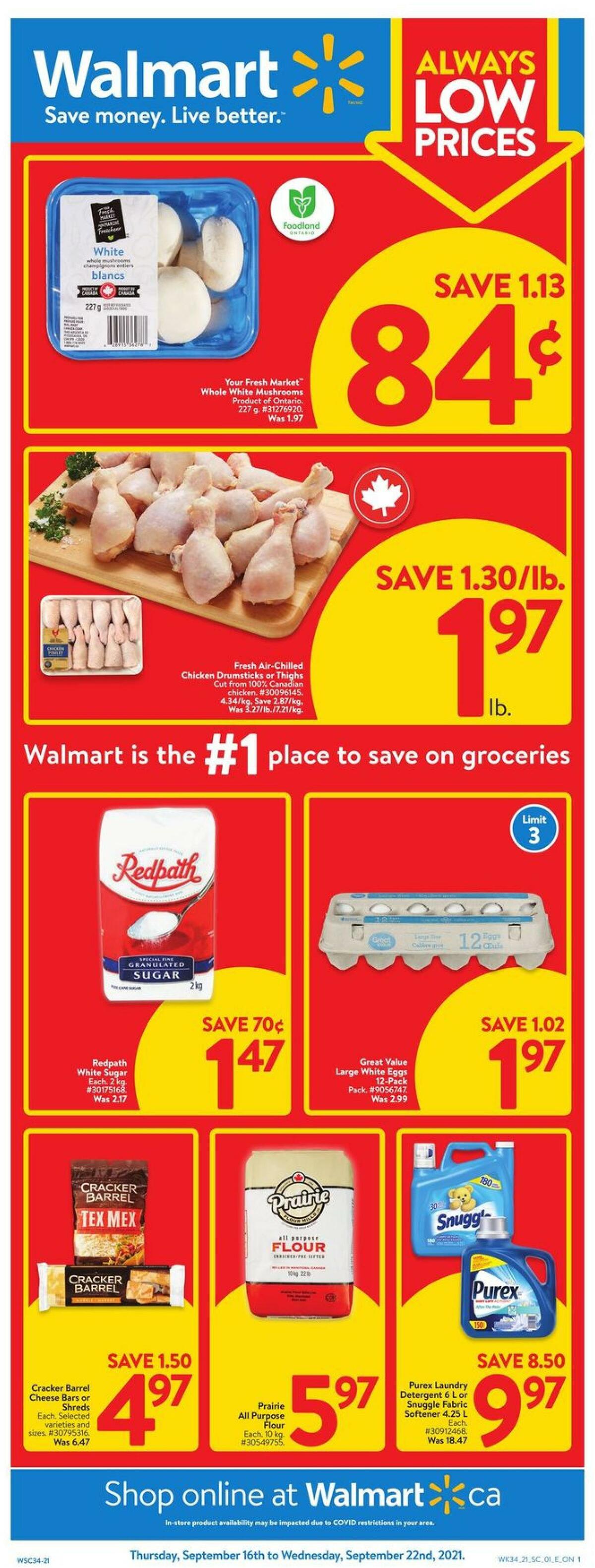 Walmart Flyer from September 16