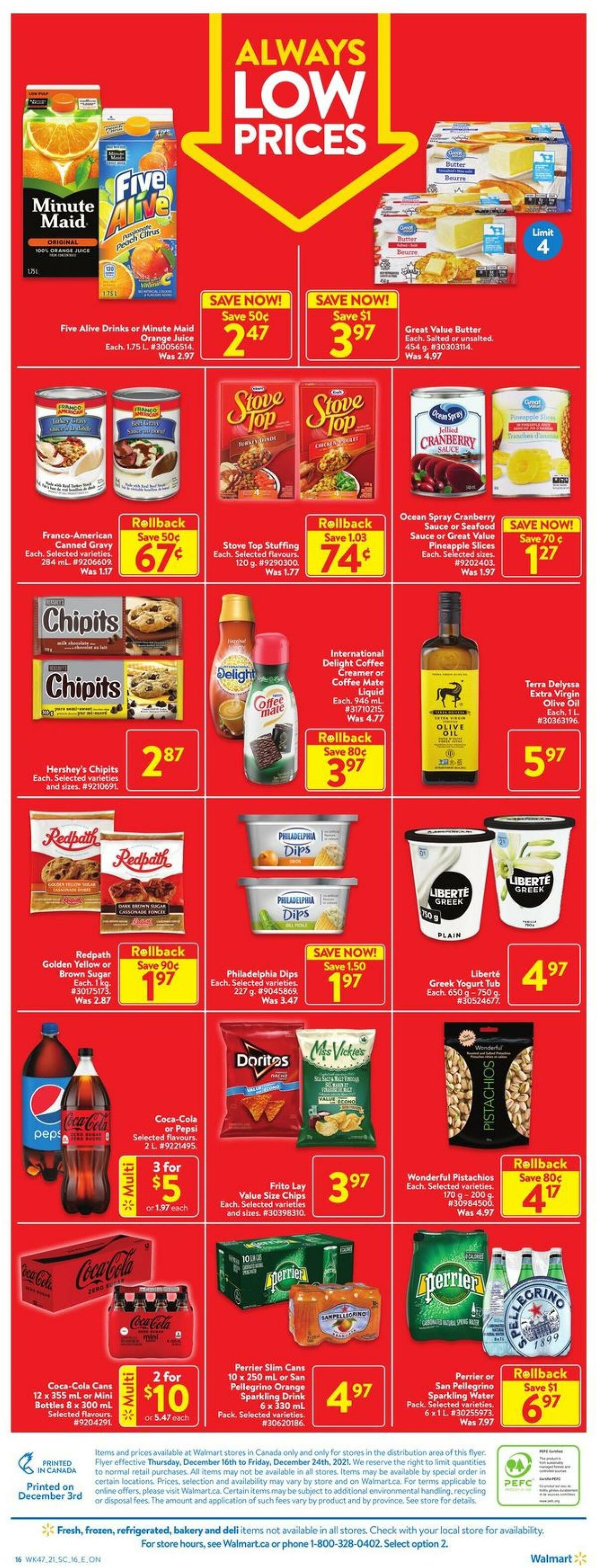 Walmart Flyer from December 16