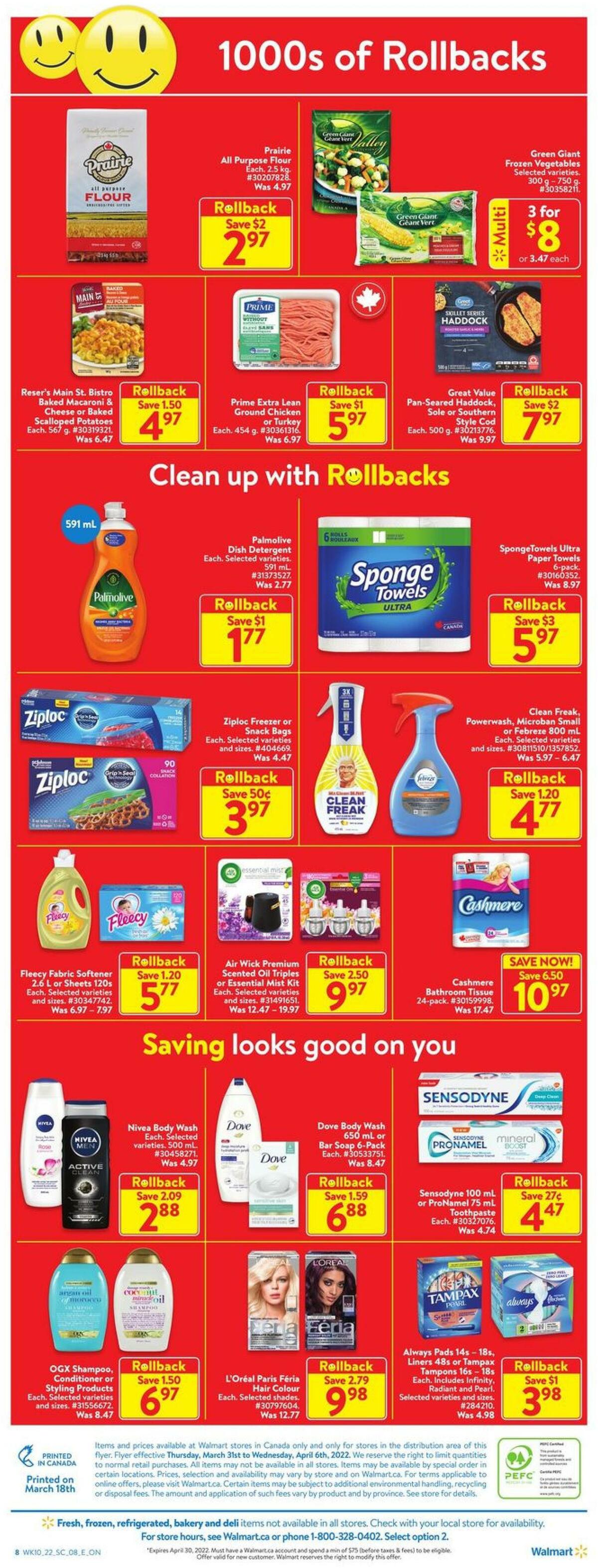 Walmart Flyer from March 31