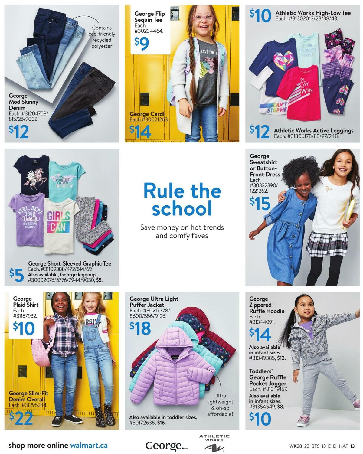 Walmart Back to School Flyer from August 4