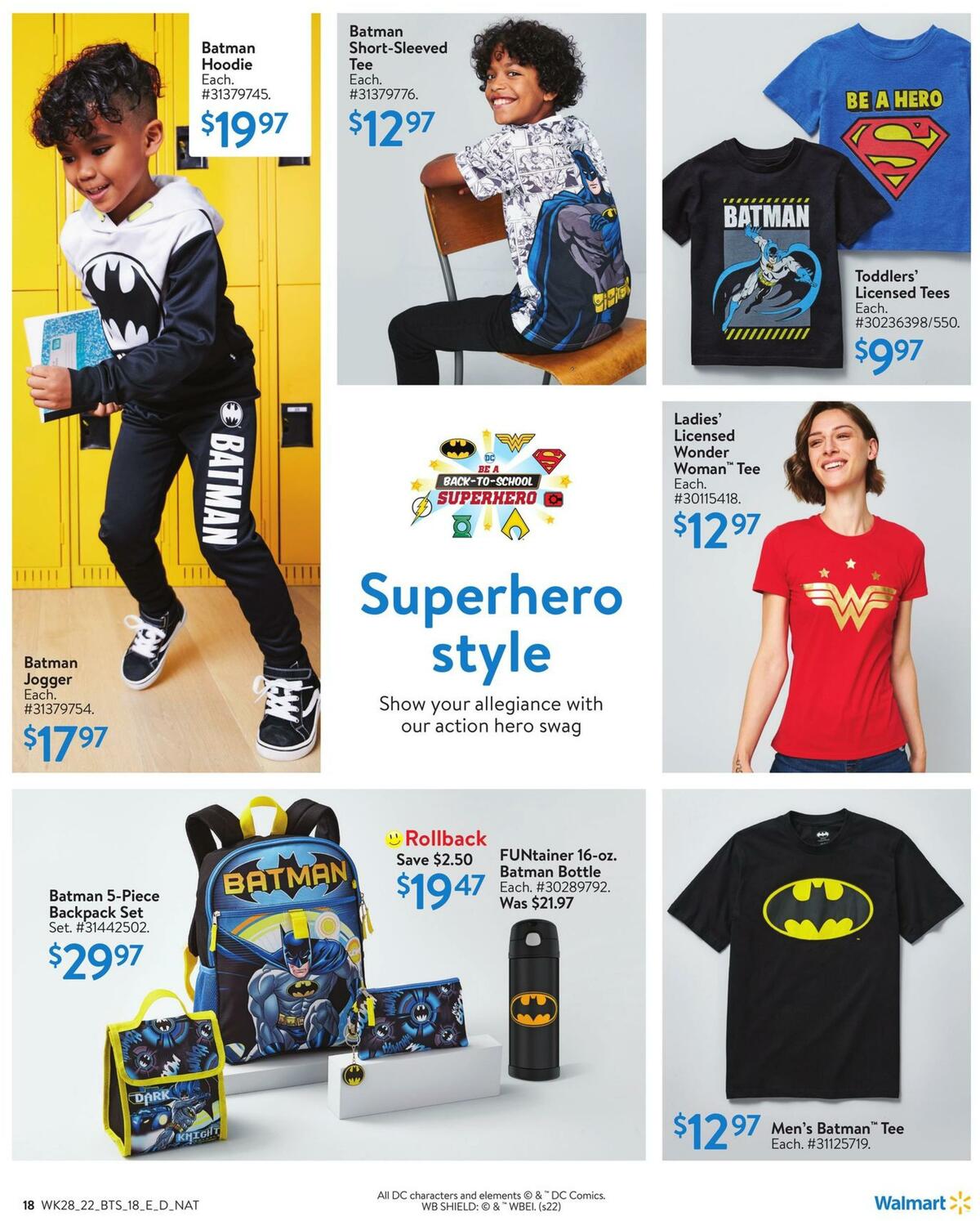 Walmart Back to School Flyer from August 4