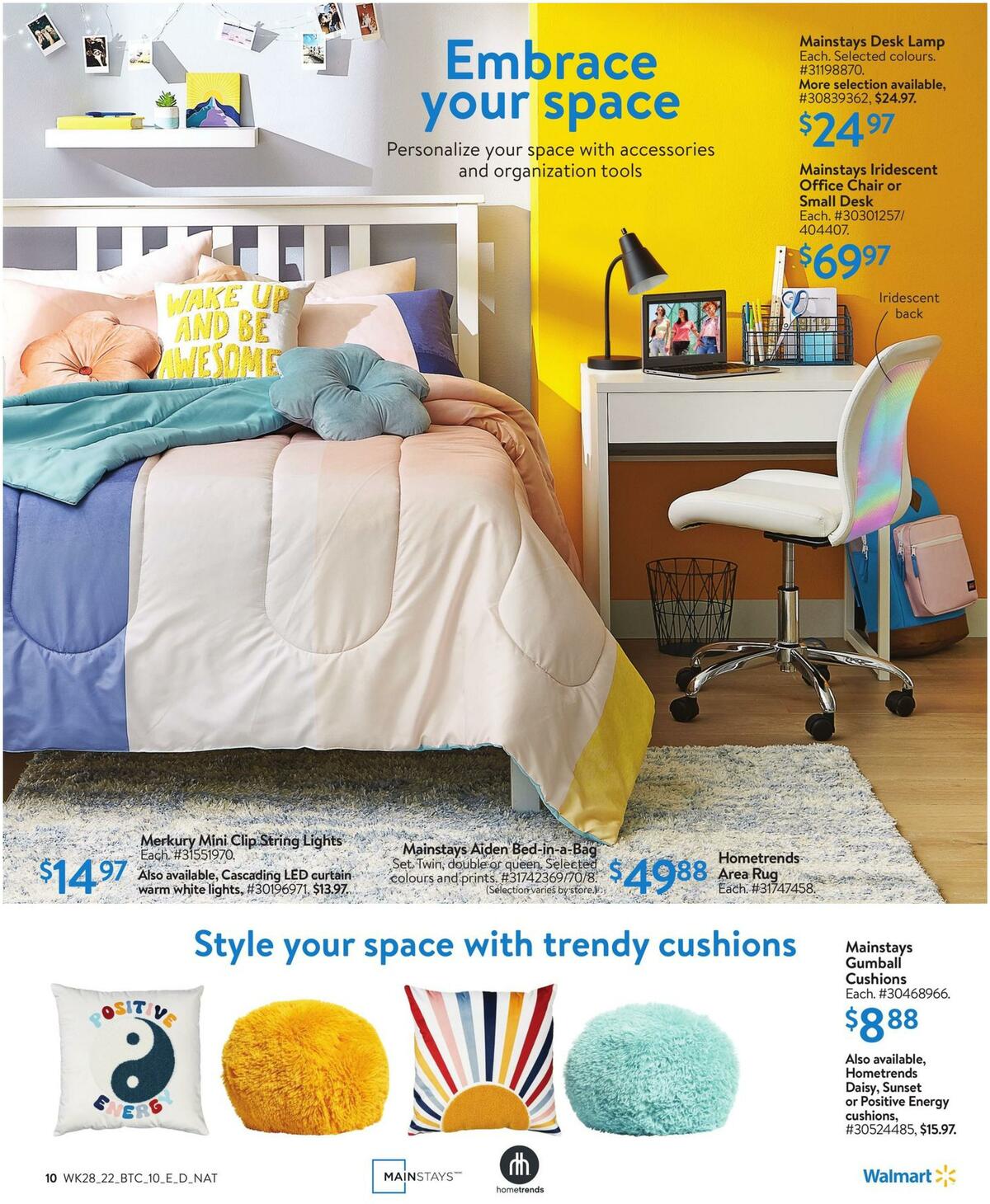 Walmart Back to Campus Flyer from August 4