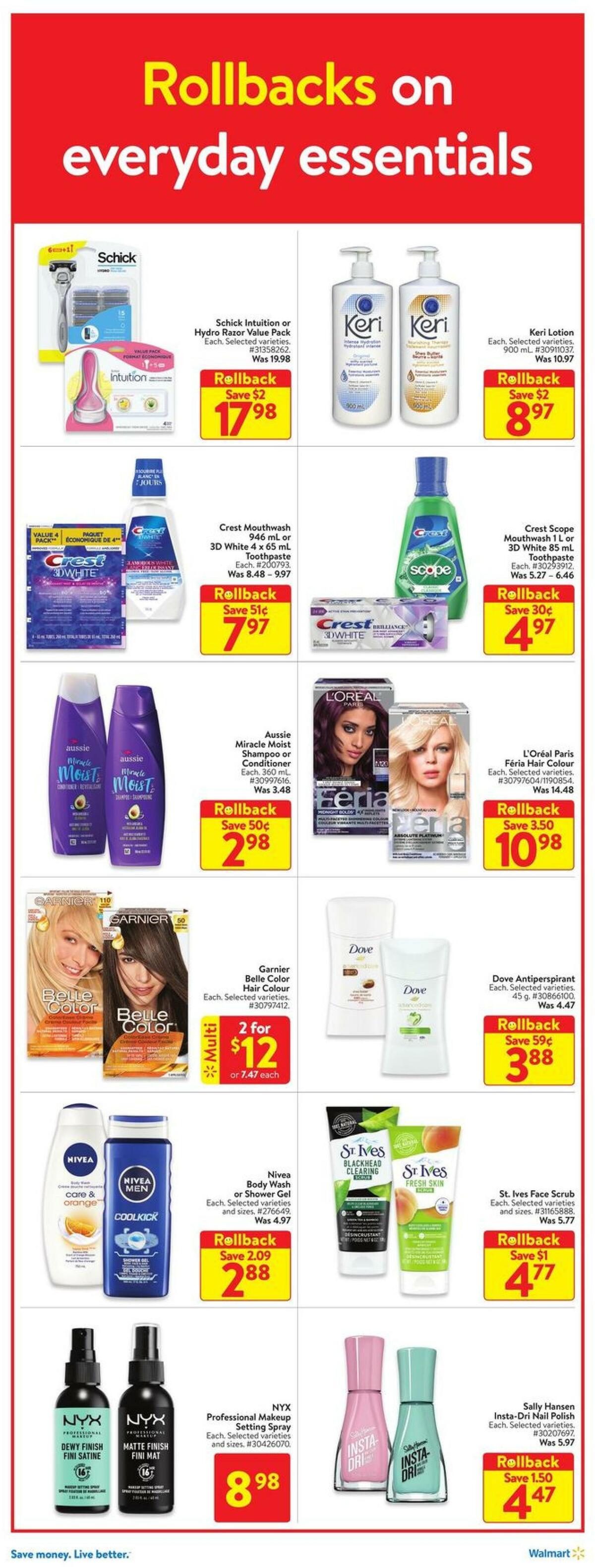 Walmart Flyer from August 25