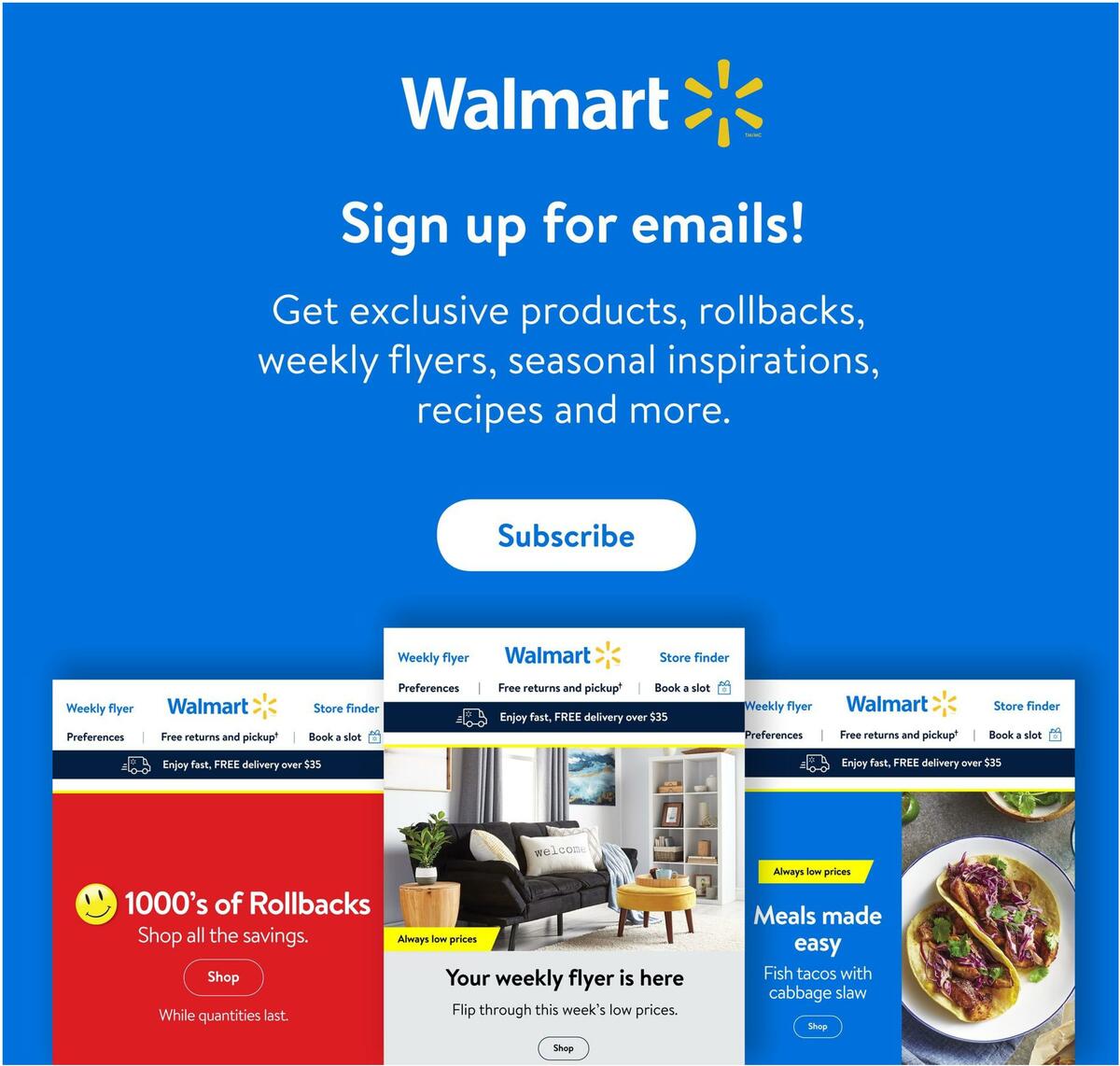 Walmart Flyer from August 25