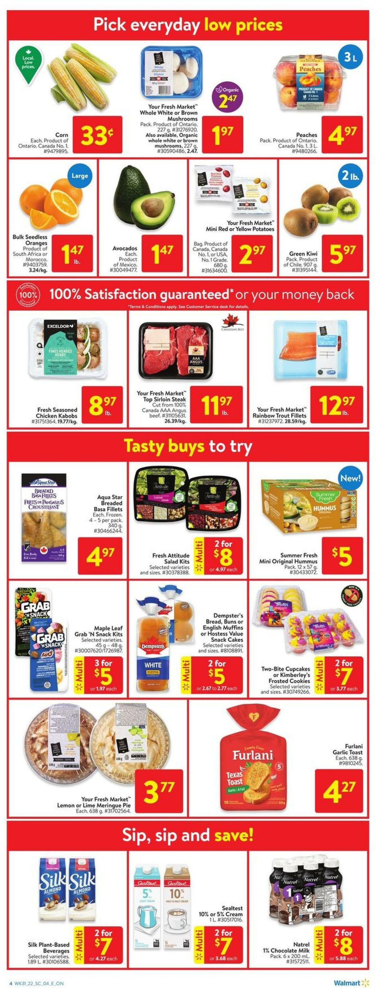 Walmart Flyer from August 25