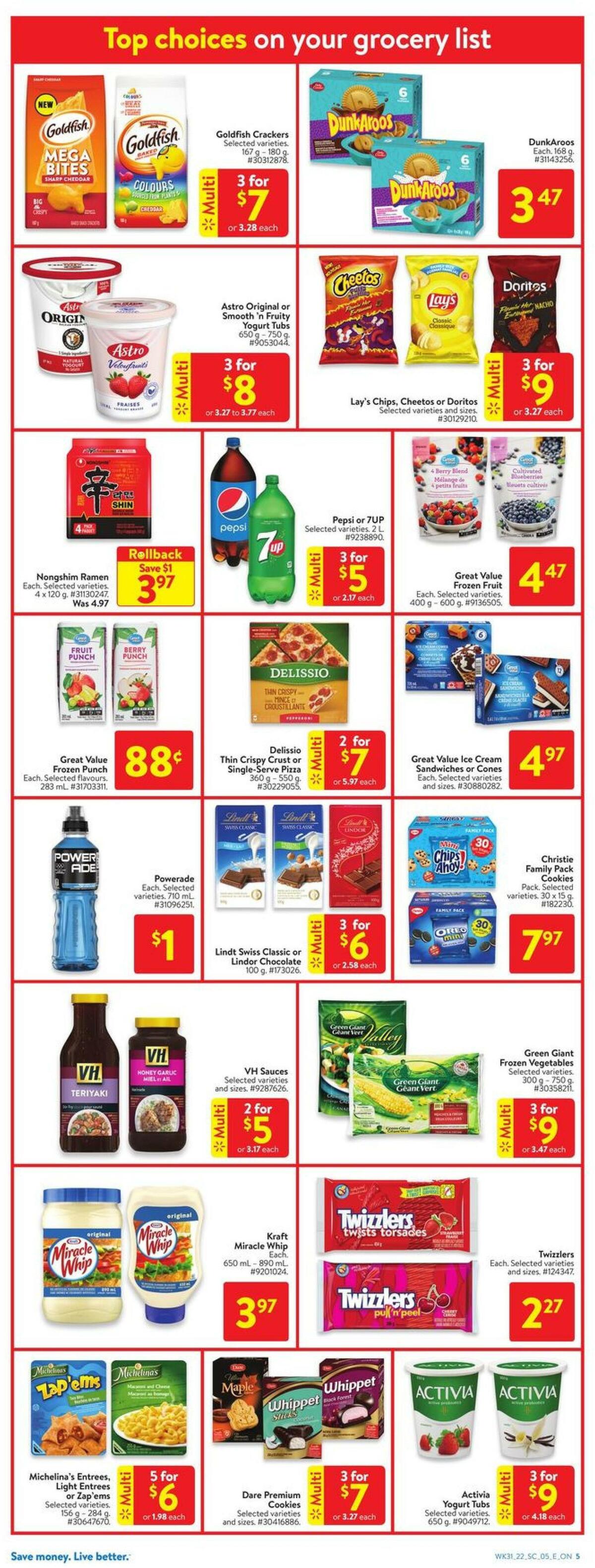 Walmart Flyer from August 25