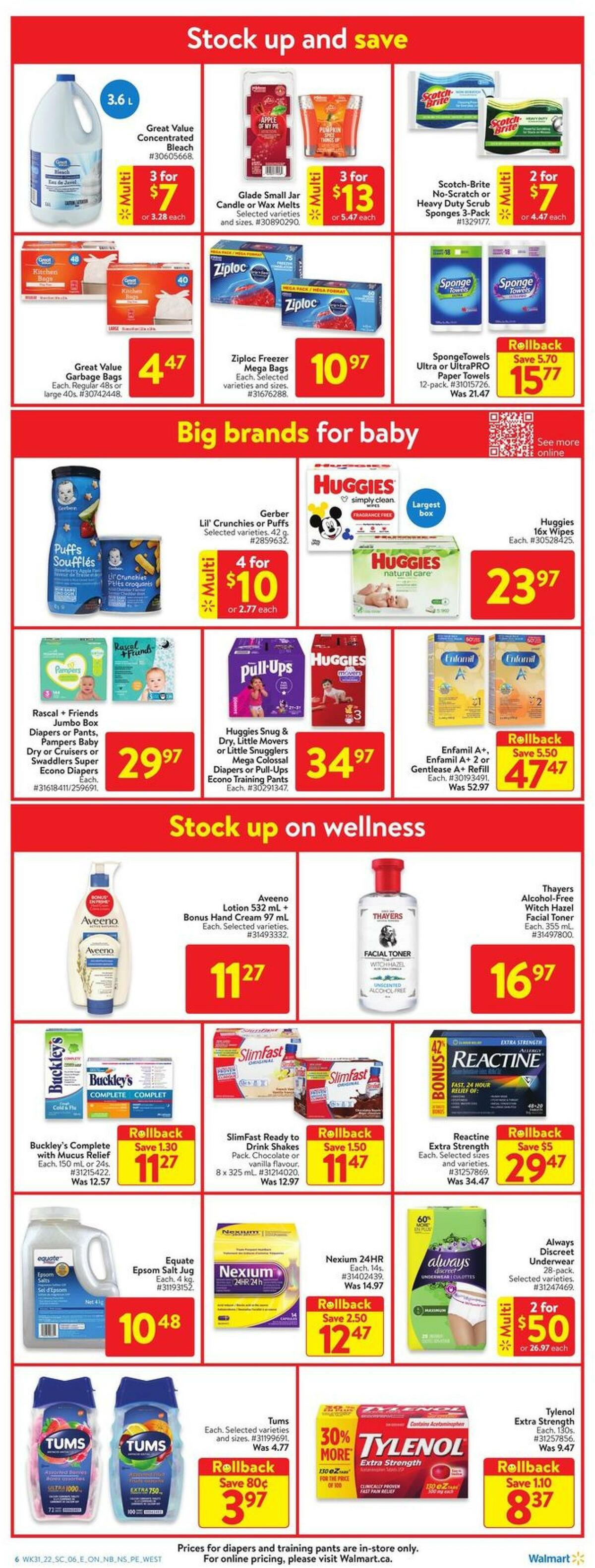 Walmart Flyer from August 25