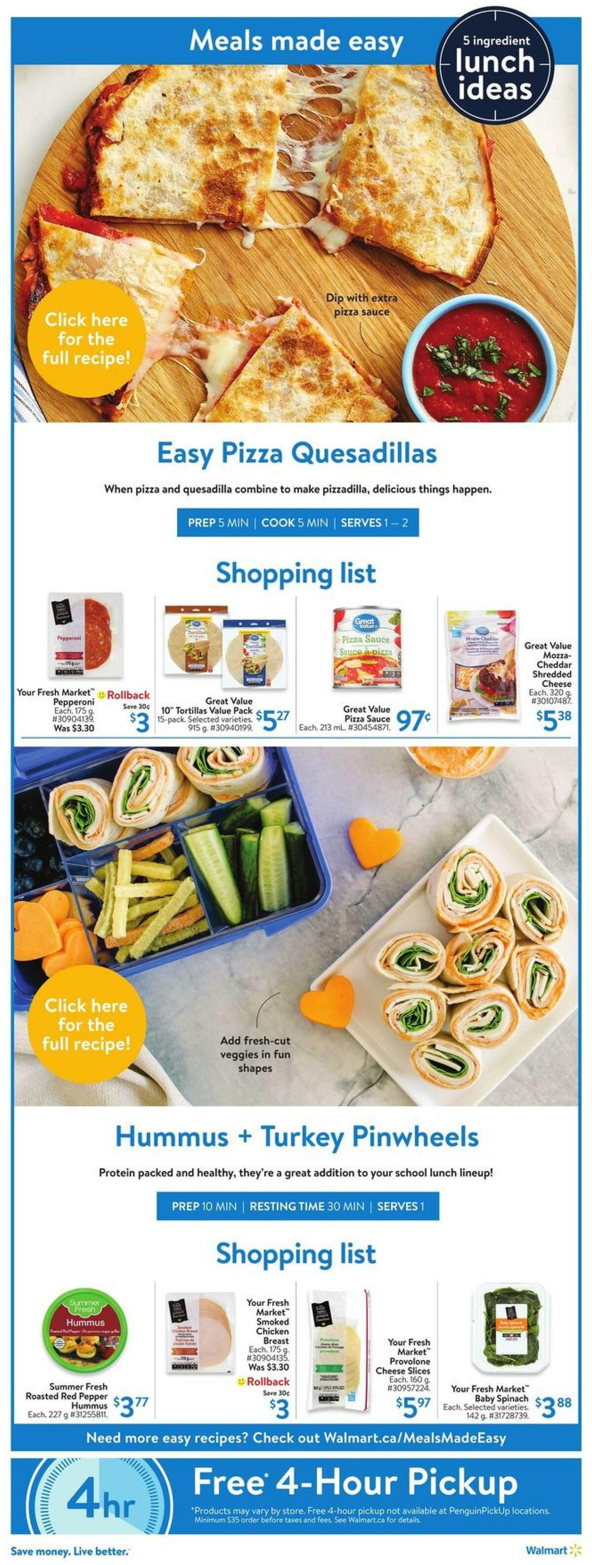 Walmart Flyer from September 1