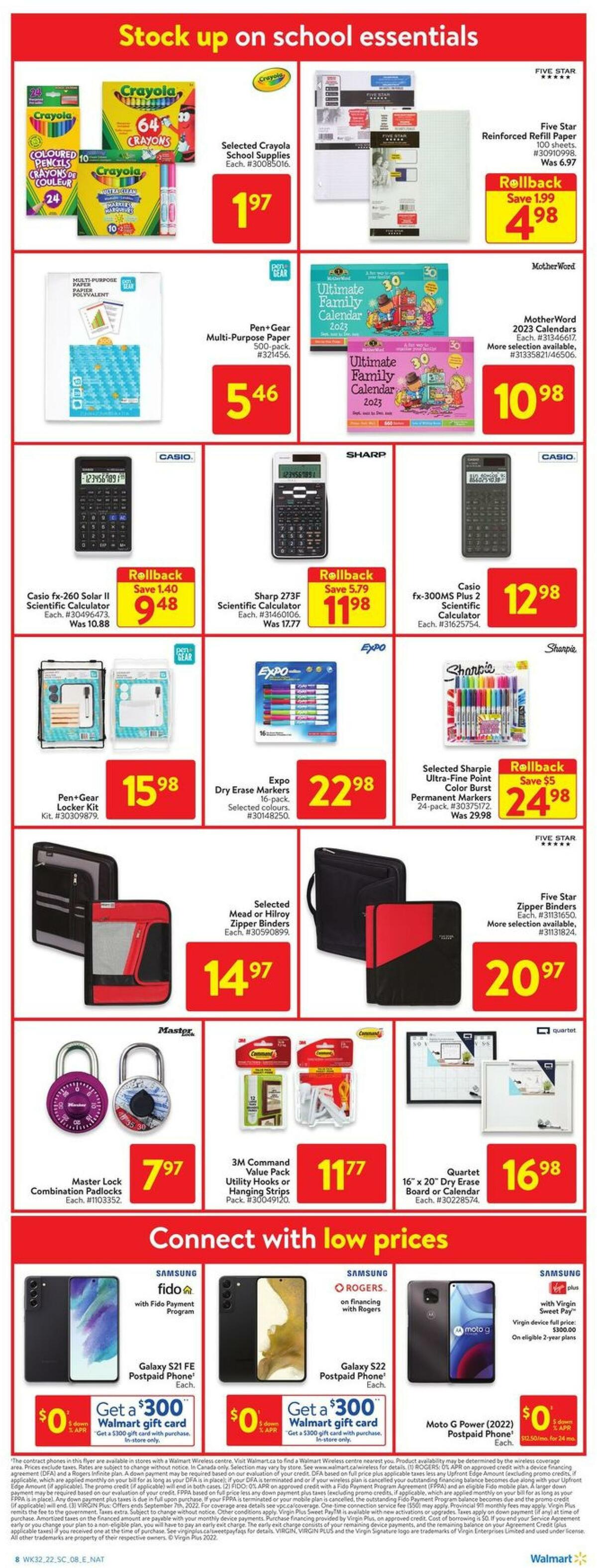 Walmart Flyer from September 1