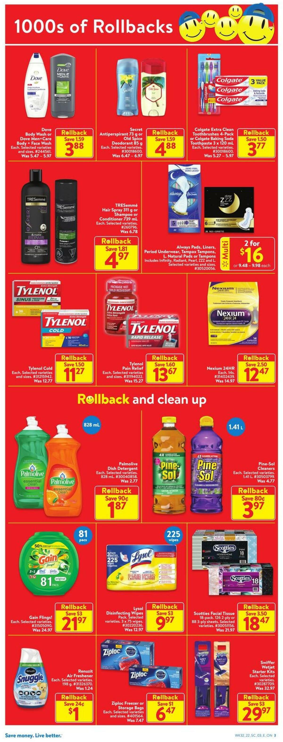 Walmart Flyer from September 1