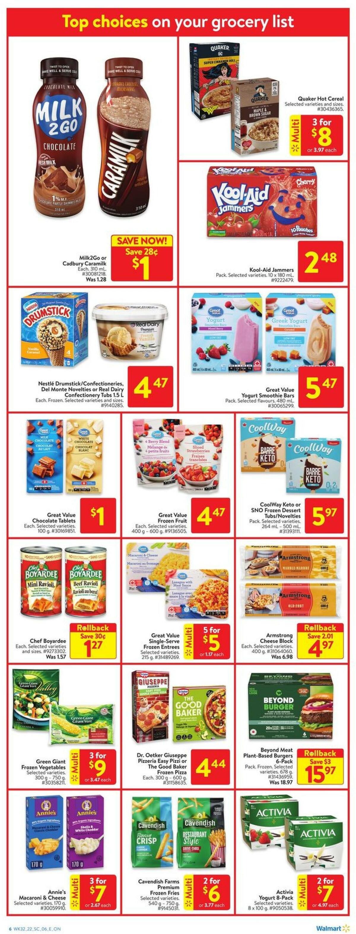 Walmart Flyer from September 1