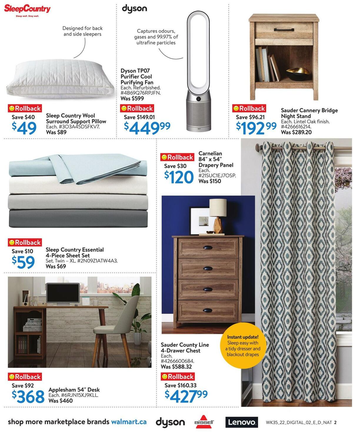 Walmart Fall Digest Flyer from September 22