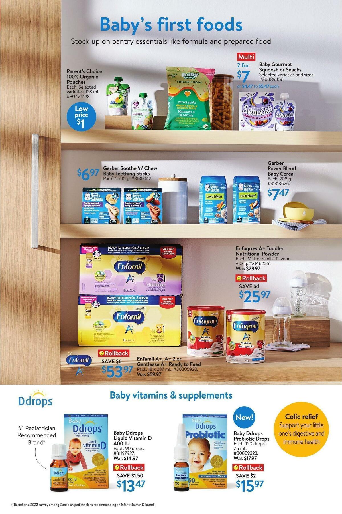 Walmart Everything Baby Flyer from January 12