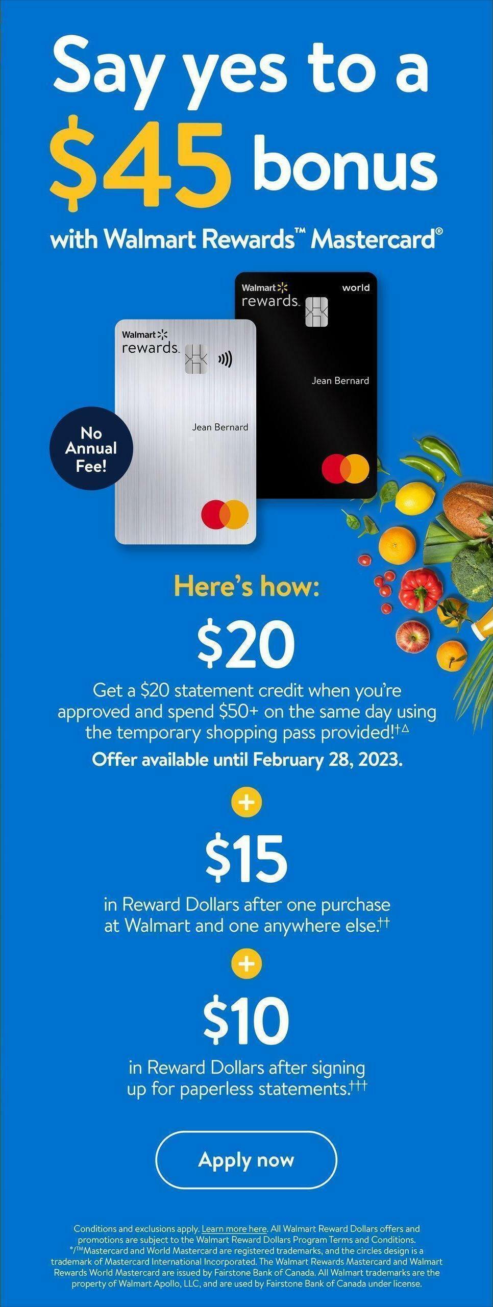 Walmart Flyer from February 2