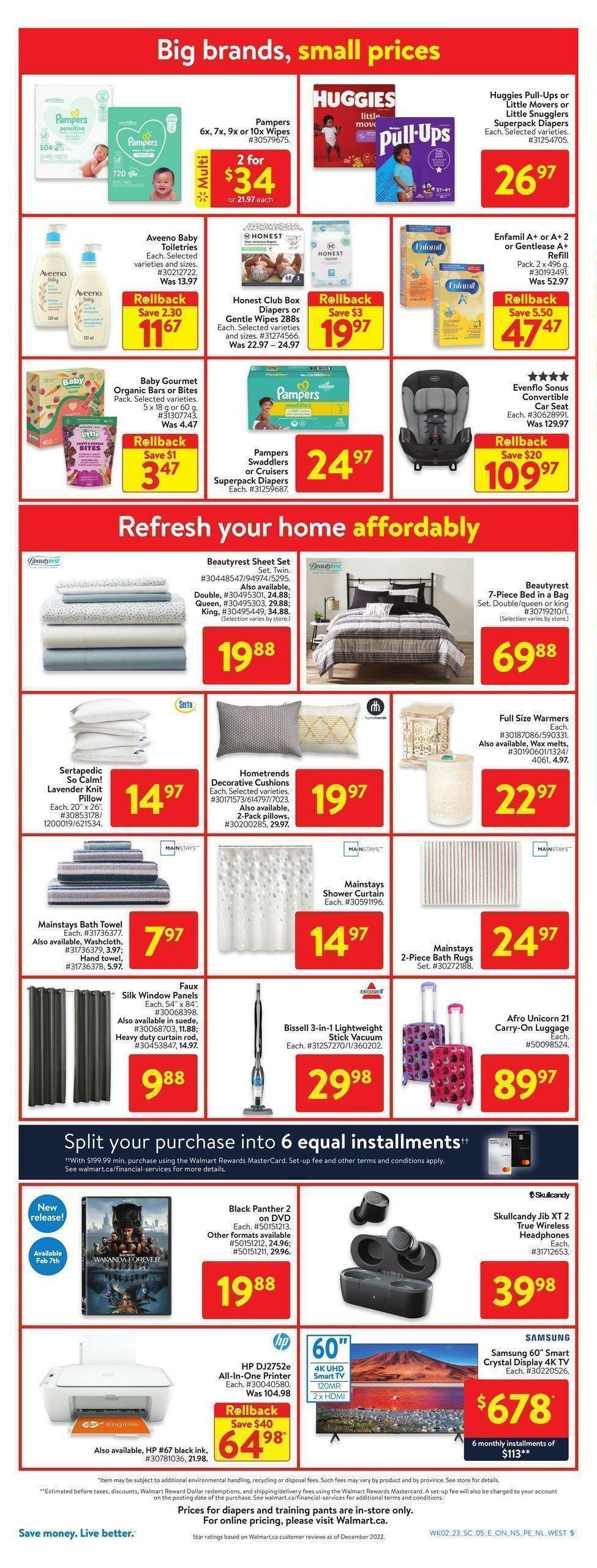 Walmart Flyer from February 2