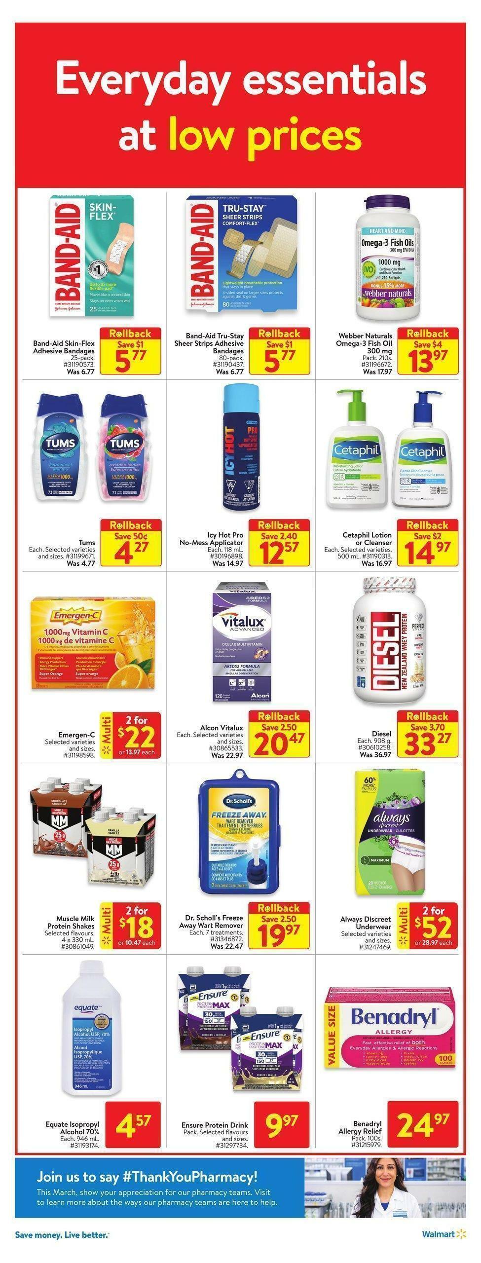 Walmart Flyer from March 16