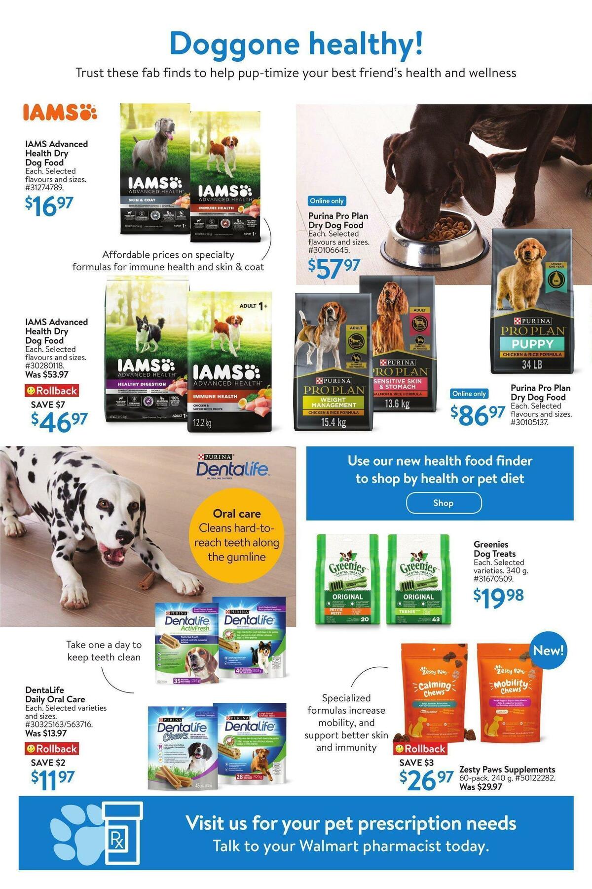 Walmart Everything Pet Flyer from April 20