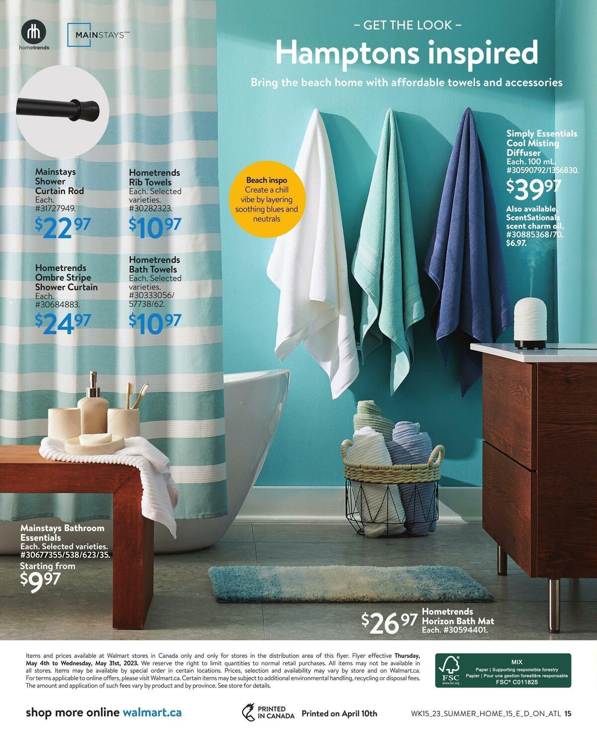 Walmart Summer Home Digest Flyer from May 4