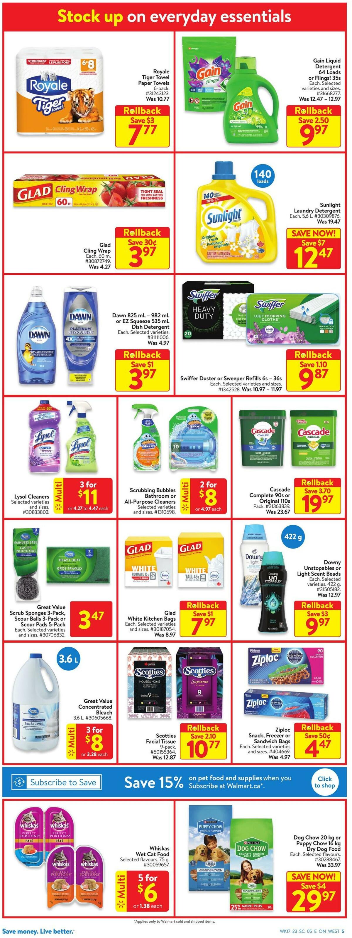 Walmart Flyer from May 18