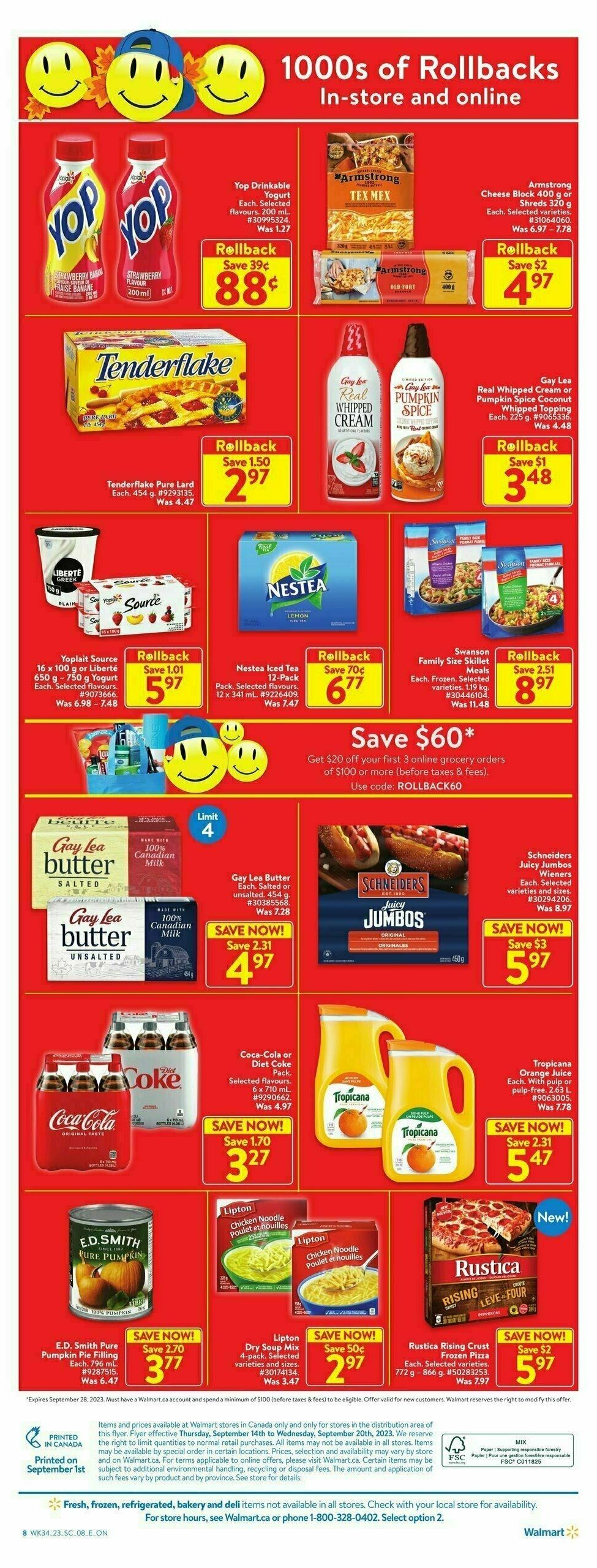 Walmart Flyer from September 14