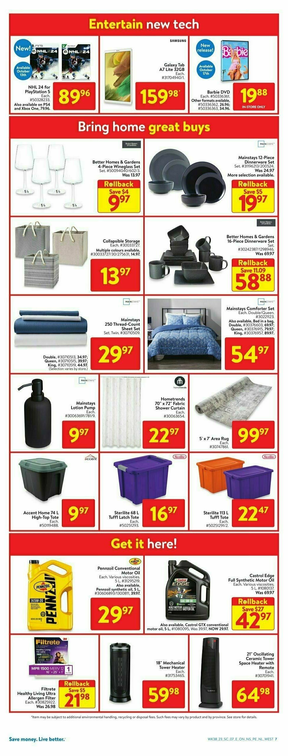 Walmart Flyer from October 12