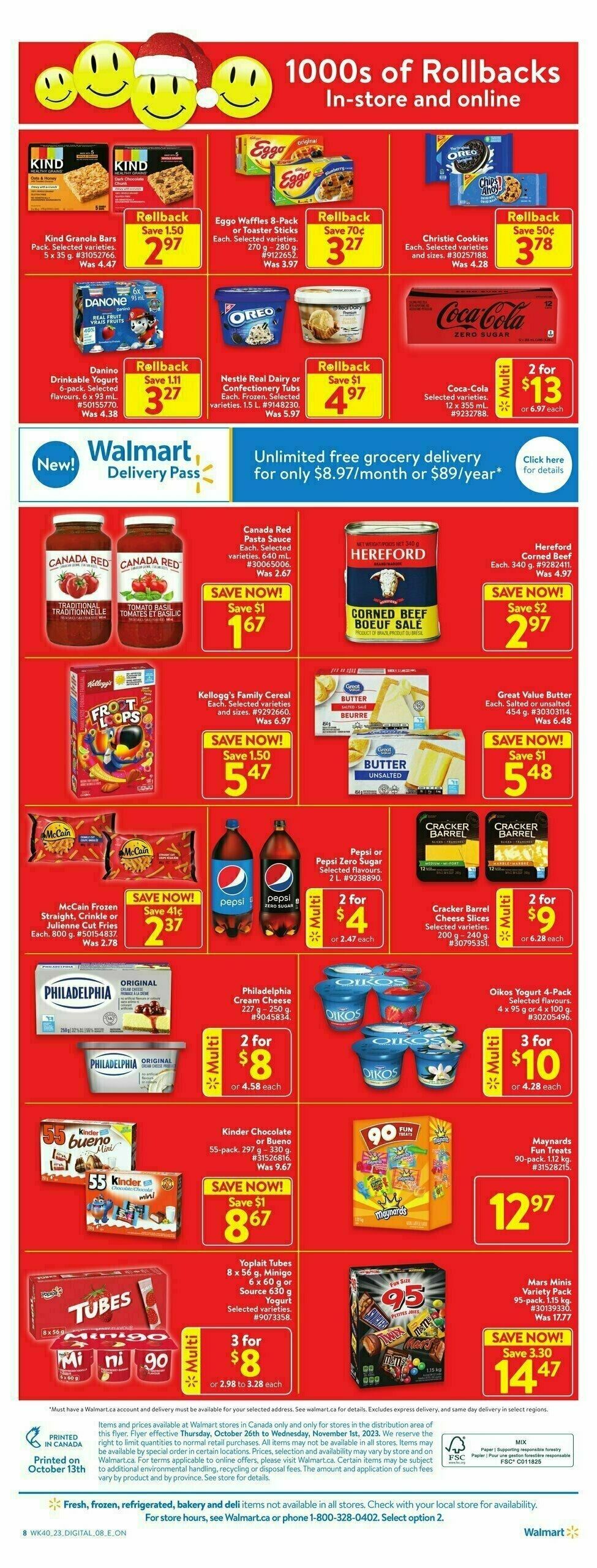 Walmart Flyer from October 26