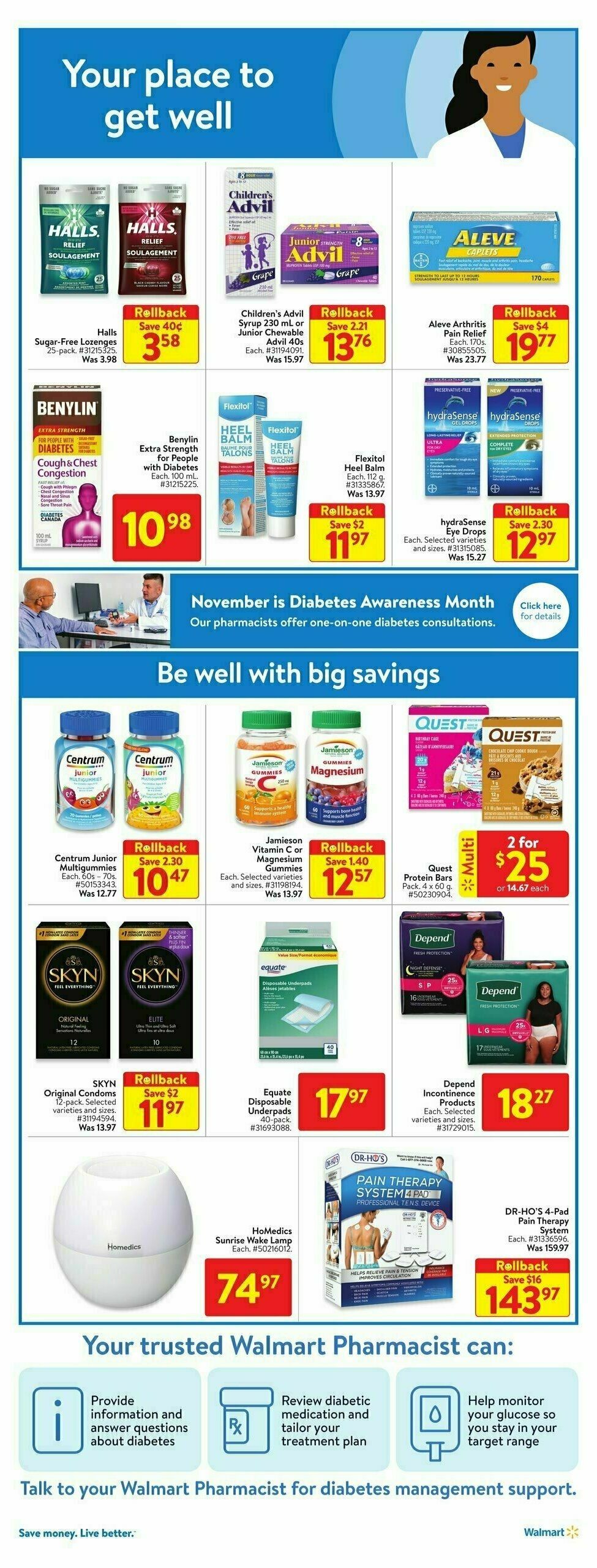 Walmart Flyer from November 2